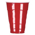 Cutlery | Hefty PAC C20950 Easy Grip Disposable Plastic 9 oz. Party Cups - Red (50/Pack, 12 Packs/Carton) image number 3