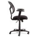 Office Jansan | OIF OIFMT4818 17.72 in. - 22.24 in. Seat Height Swivel/Tilt Mesh Task Chair with Adjustable Arms Supports Up to 250 lbs. - Black image number 2