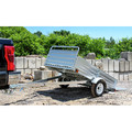 Detail K2 MMT5X7G-DUG 5 ft. x 7 ft. Multi Purpose Utility Trailer Kits with Drive Up Gate (Galvanized) image number 7