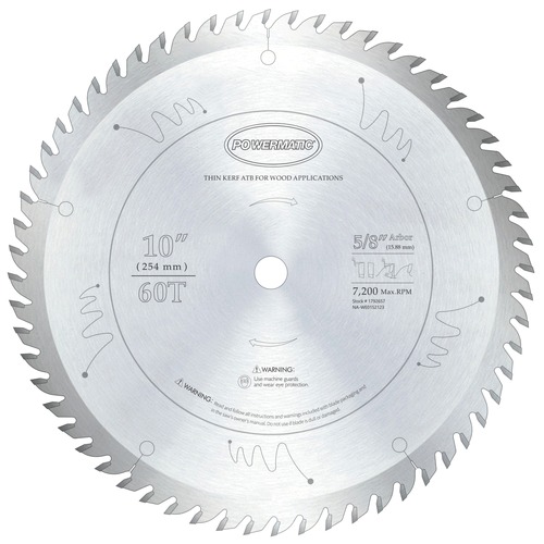 Circular Saw Blades | Powermatic PM9-1792657 10 in. Thin Kerf Circular Saw Blade image number 0