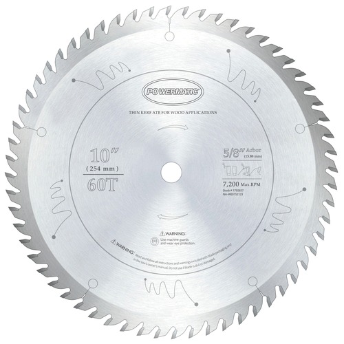 Circular Saw Blades | Powermatic PM9-1792657 10 in. Thin Kerf Circular Saw Blade image number 0
