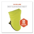 Masks | Ergodyne 16961 N-Ferno 6960 One Size Fits Most Fleece Neck Gaiter - Hi-Vis Lime image number 3