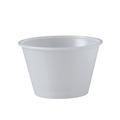 Cups and Lids | Dart P400N 4 oz. Polystyrene Portion Cups - Translucent (2500/Carton) image number 2