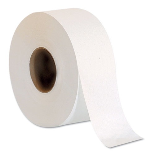 Cleaning & Janitorial Supplies | Georgia Pacific Professional 13718 2000 ft. 1 Ply Jumbo Jr. Bath Tissue Rolls - White (8/Carton) image number 0