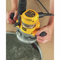 Plunge Base Routers | Dewalt DW618PK 2-1/4 HP EVS Fixed Base & Plunge Router Combo Kit with Hard Case image number 9