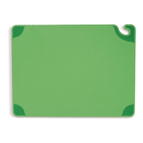 Food Service | San Jamar CBG182412GN 24 in. x 18 in. x 0.5 in. Saf-T-Grip Cutting Board - Green image number 0