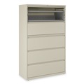  | Alera 25512 42 in. x 18.63 in. x 67.63 in. 5 Legal/Letter/A4/A5 Size Lateral File Drawers - Putty image number 2