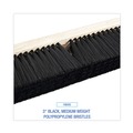  | Boardwalk BWK20618 3 in. Medium Weight Polypropylene Bristles 18 in. Brush Floor Brush Head - Black image number 3