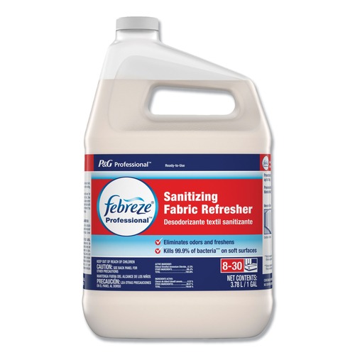 Cleaning & Janitorial Supplies | Febreze 72136EA 1 Gallon Ready to Use Professional Sanitizing Fabric Refresher - Light Scent image number 0