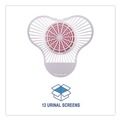Odor Control | Boardwalk 3USPBP012I072M202143000 3 oz. Cherry Scent Urinal Screen with Para Deodorizer Block (12/Box) image number 7