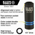 Klein Tools 66031 3-in-1 Slotted Impact Socket image number 1