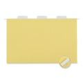 Office Jansan | Universal UNV14219 1/5-Cut Tab Deluxe Bright Color Hanging File Folders - Legal Size, Yellow (25/Box) image number 2