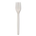 Labor Day Sale! Save $30 off $199! | WNA EPS002 EcoSense 7 in. Renewable Plant Starch Fork Cutlery (50/Pack, 20 Packs/Carton) image number 0