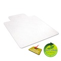 Office Chair Mats | Deflecto CM21112 EconoMat 36 in. x 48 in. Lipped Flat Packed All Day Use Chair Mat for Hard Floors - Clear image number 4