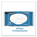Cleaning & Disinfecting Wipes | Cottonelle 44932 Fresh Care 3.75 in. x 5.5 in. 1-Ply Flushable Cleansing Cloths - White (12/Carton) image number 5