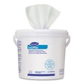 Paper Towels and Napkins | Diversey Care 5768748 8.63 in. x 24.88 in. Easywipe Disposable Wiping Refill - White (6/Carton) image number 1