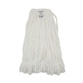 Just Launched | Boardwalk BWK8003 Enviro Clean Looped Mop Head With Tailband - Large, White (12/Carton) image number 0