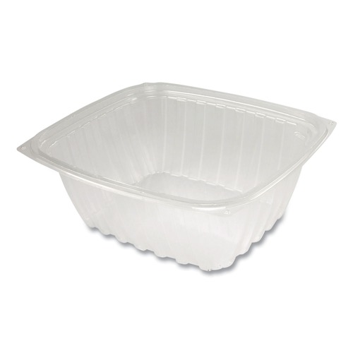 Food Trays, Containers, and Lids | Dart C32DER 9.4 in. x 6.8 in. x 2.1 in. 32 oz. ClearPac Plastic Containers (504/Carton) image number 0