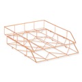  | U Brands 2104U00-01 Desktop Fashion Filing Set - Rose Gold/Letter-Size (10-Piece/Kit) image number 9