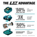 Hammer Drills | Factory Reconditioned Makita XPH12R-R 18V LXT Compact Brushless Lithium-Ion 1/2 in. Cordless Hammer Drill Kit with 2 Batteries (2 Ah) image number 4