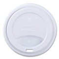 Bulk Savings Pricing 2 | Karat C-KDL516W-PP Plastic Sipper Hot Cup Lids Fits 10 oz. to 24 oz. Hot Cups - White (1000/Carton) image number 0