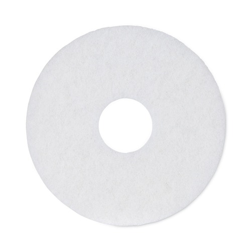 Just Launched | Boardwalk BWK4012WHI 12 in. Diameter Polishing Floor Pads - White (5/Carton) image number 0