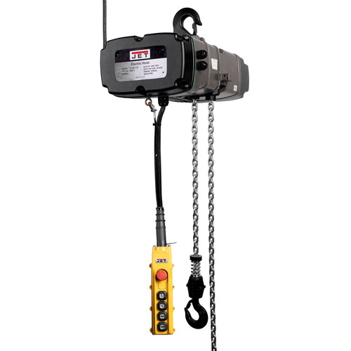 Electric Chain Hoists | JET 140240 230V 16.8 Amp TS Series 2 Speed 2 Ton 20 ft. Lift 3-Phase Electric Chain Hoist image number 0
