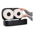 Paper Towel Holders | GEN R4200BK 11.6 in. x 4.84 in. x 19.95 in. Twin JBT Tissue Dispenser - Black image number 3