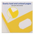 Office Jansan | Avery 47992 40 Sheet Capacity 11 in. x 8.5 in. Two-Pocket Folder - Yellow (25/Box) image number 4