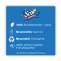 Toilet Paper | Scott 10060 1-Ply 4.1 in. x 3.7 in. Septic Safe Toilet Paper - White (48/Carton) image number 7