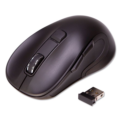 $99 and Under Sale! | Innovera IVR62500 2.4 GHz Frequency 26 ft. Wireless Range Right Hand Use Hyper-Fast Scrolling Mouse - Black image number 0