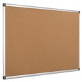 Bulletin Boards | MasterVision CA031170 24 in. x 36 in. Value Cork Bulletin Board with Aluminum Frame - Tan/Silver image number 1