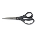 Arts & Crafts Supplies | Fiskars 1067262 8 in. Long 3.75 in. Cut Length Straight Handle Everyday Scissors - Black image number 0