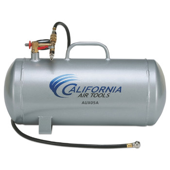 AIR TOOLS | California Air Tools CAT-AUX05A 5 Gallon Aluminum Auxiliary Tank Hot Dog Air Compressor