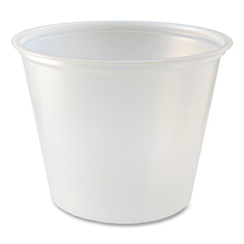 Food Trays, Containers, and Lids | Fabri-Kal 000000000009500518 5.5 oz. Plastic Portion Cups - Translucent (20/Carton) image number 0
