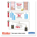  | WypAll 41048 8.34 in. x 16.8 in. POP-UP Box HYDROKNIT X80 Cloths - White (400/Carton) image number 1
