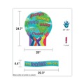 Office & Office Supplies | Carson-Dellosa 110488 47-Piece 24.7 in. x 20 in. One World Motivational Bulletin Board Set - Multicolor image number 3