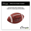 Office & Office Supplies | Champion Sports RFB1 No. 9 Size Official NFL Rubber Sports Ball for Football - Brown image number 1