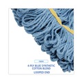 New Year New Savings! Save $25 off $150 | Boardwalk BWK501BL 5 in. Headband Super Loop Wet Mop Head - Small, Blue (12/Carton) image number 6