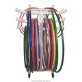 Office Filing Cabinets & Shelves | Champion Sports HCRACK 26 in. x 22 in. x 49 in. 176 lbs. Capacity Plastic Hoop Storage Rack - White image number 2