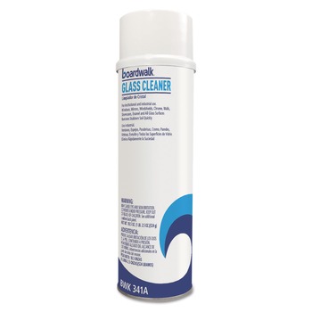 GLASS CLEANERS | Boardwalk 1041288 18.5 oz. Glass Cleaner Aerosol Spray - Sweet Scent