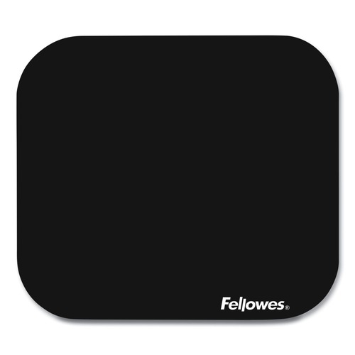 Office Furniture Accessories | Fellowes Mfg Co. 58024 9 in. x 8 in. Polyester Mouse Pad - Black image number 0