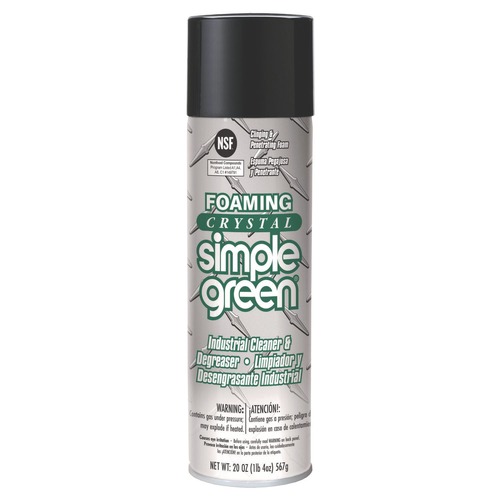 Cleaners & Chemicals | Simple Green 0610001219010 Crystal 20 oz Aerosol Spray Foaming Industrial Cleaner and Degreaser (12/Carton) image number 0