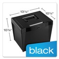 Office Jansan | Pendaflex 20861 13.5 in. x 10.25 in. x 10.88 in. Portable Letter Size File Box - Black image number 6