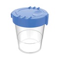Painting | Deflecto 39515BLU 3.46 w x 3.93 h Antimicrobial No Spill Paint Cup - Blue image number 2