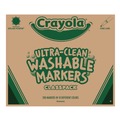 Washable Markers | Crayola 588211 10 Assorted Colors Fine Bullet Tip Ultra-Clean Washable Marker Classpack (200/Box) image number 8