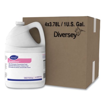 Diversey Care 1 gal. Bottle Breakdown Liquid Odor Eliminator - Cherry Almond Scent (4/Carton)
