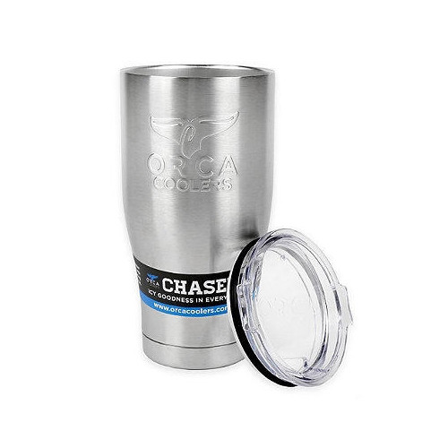 Coolers & Tumblers | Husqvarna 589628301 Orca Stainless Steel Chaser 27oz Tumbler with Clear Lid image number 0