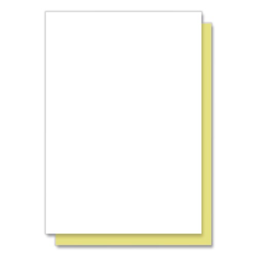 Office & Office Supplies | PM Company 59104 8.5 in. x 11 in. 2-Part Digital Carbonless Paper - White/Canary (2500/Carton) image number 0