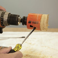 Hole Saws | Klein Tools 31900 6-3/8 in. Bi-Metal Hole Saw for Drywall, Ceiling Tile, Wood, Plastic, and Stainless Steel image number 8